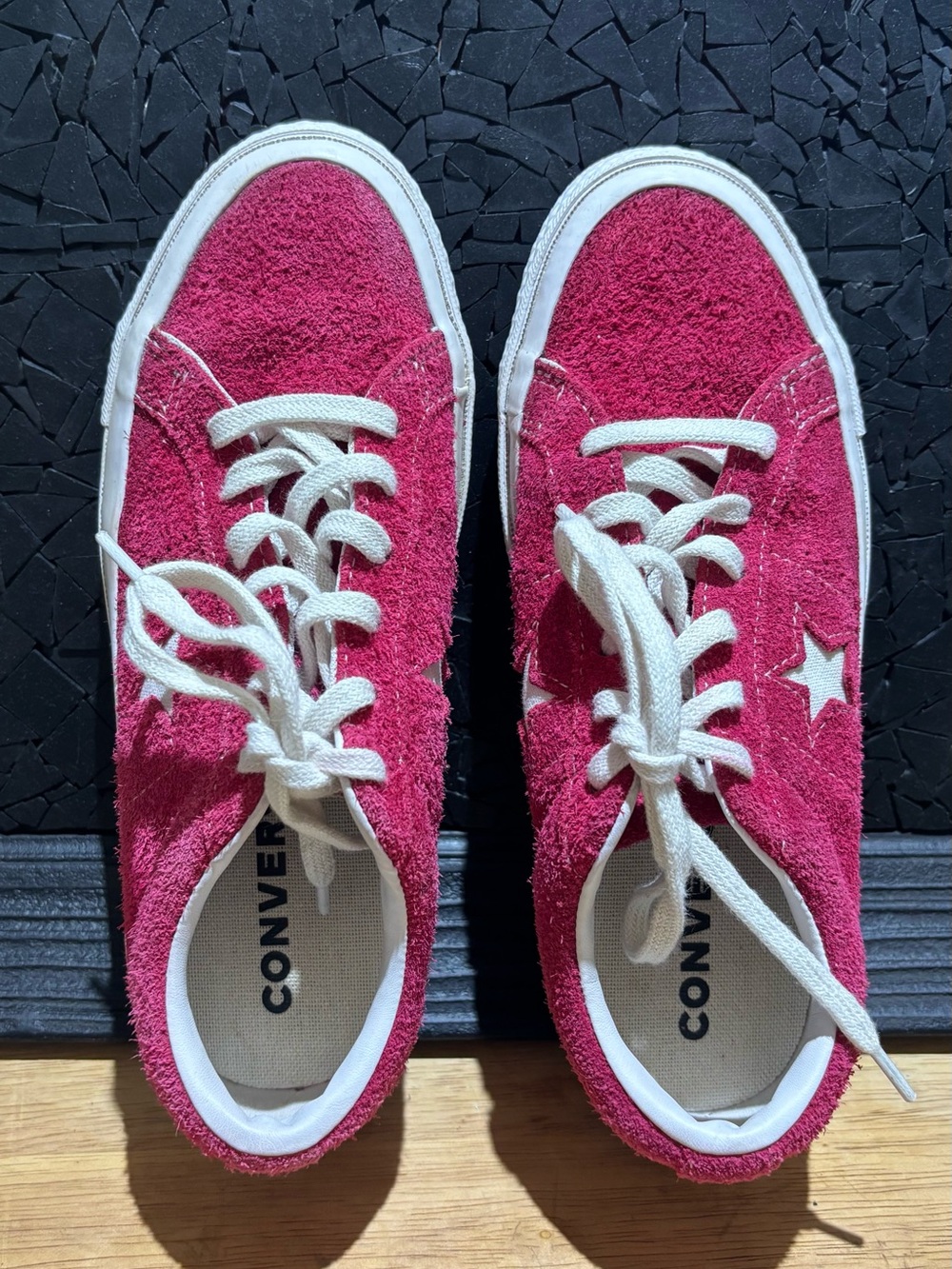 Converse One Star Low-Top Sneakers size 4.5 pink fushia